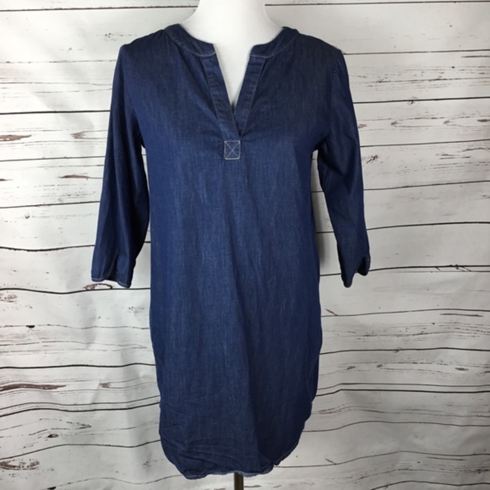 Glam American Made Chambray Dress Size Small